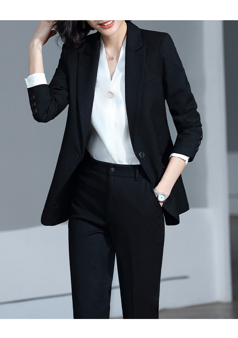 安依莲2020春秋新款小西装套装 职业女性的气质与时尚之选