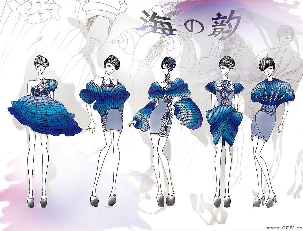 海韵 毛衫针织设计中的海洋灵感与服装艺术